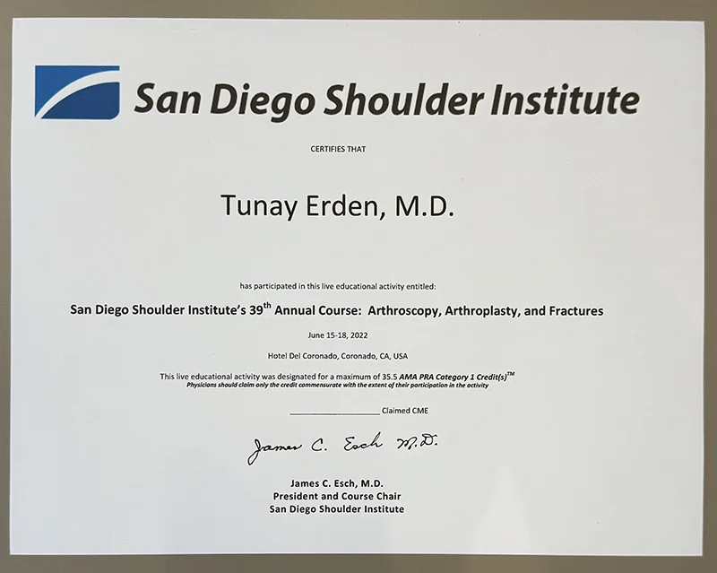 San Diego Shoulder Institute’s 39th Annual Course