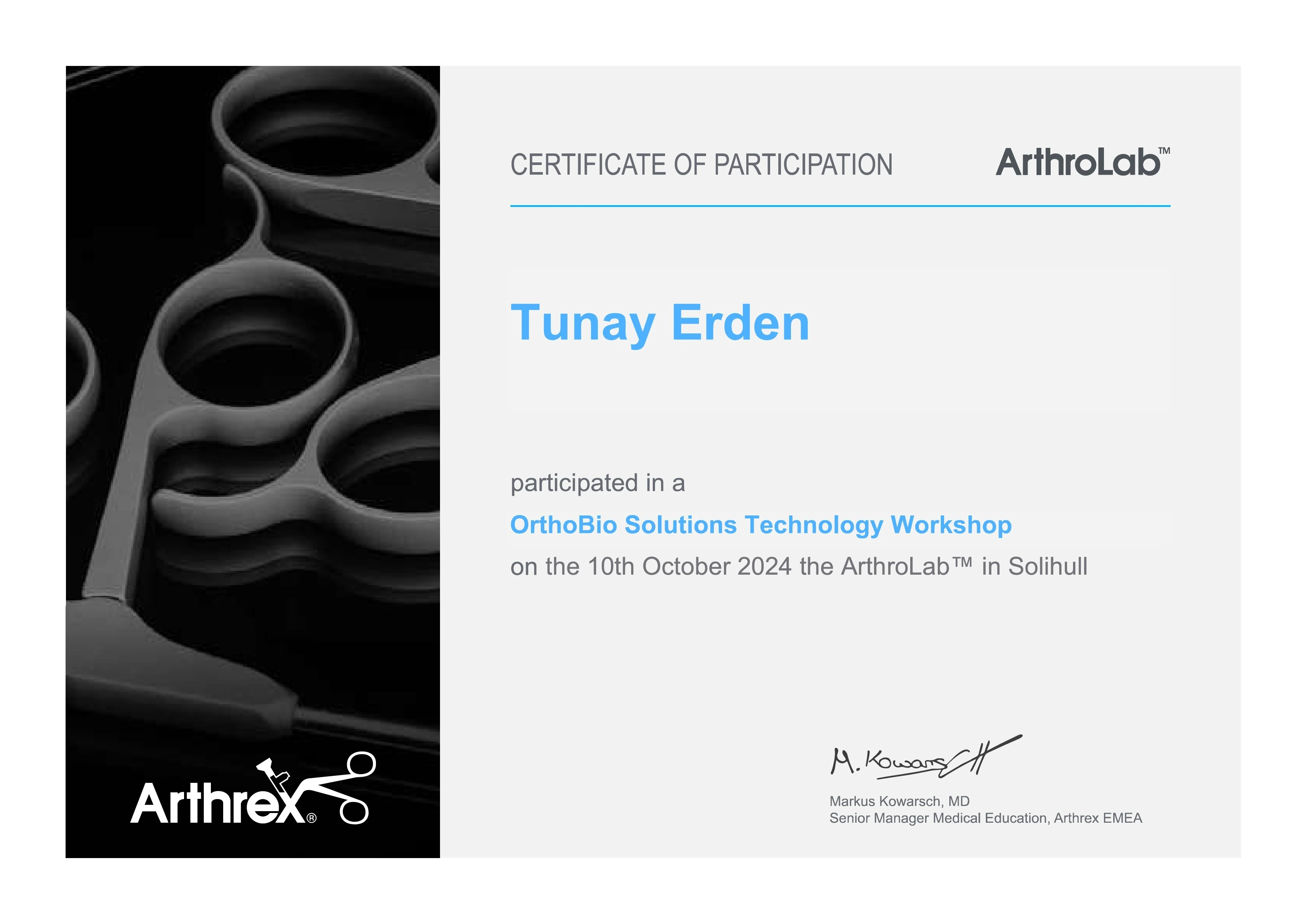 OrthoBio Solutions Technology Workshop